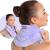 REVIX Neck Heating Pad Microwavable Heated Neck Wrap with Moist Heat for Stress Pain Relief, Microwave Neck Warmer for Woman, Unscented Hot Pack Orchid