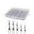 Beoccudo Fishing Swivels Snap Swivels 210pcs Barrel Swivels with Snaps, Fishing Swivels Saltwater Freshwater Snap Connector Snap Swivels Set, 210pcs