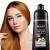 Instant Blonde Brown Hair Shampoo for Dark Hair - Herbal Coconut Hair Color Shampoo for Women & Men 16.90 FL OZ Brown Hair Dye Shampoo Easy to Use & long lasting Color Shampoo Hair Dye (Blonde Brown) Golden Brown