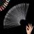100 pieces nail tips nail display swatches nail nail polish display ring sticks display transparent nail art tips nail salon exercises transparent 100 pieces