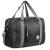 Wandf Foldable Travel Duffel Bag Luggage Sports Gym Water Resistant Nylon A-Black