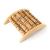 Tuuli Accessories - Wooden Foot Massager, Grooved Muscle Roller, Helps Ease Muscle Tension and Improve Blood Circulation, Natural Wood Therapy Massage Tools, 29 x 24.5 cm