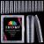 EBANKU 120pcs Clear Full Cover Dual Nail System Form Shape Flat Acrylic Nail Extension Tips Nail Art Manicure Tools Smooth