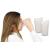 Pepe - Dysphagia Cup (x2 Units) Nose Cut Out Cup Adult Cup for Disabled Hospital Cup for Elderly Dysphagia Mug for Adults Elderly Drinking Cup