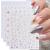 9 Sheets Aurora Holographic Nail Art Stickers Decals Self-Adhesive Pegatinas Uas Stars Moon Glitter Nail Supplies Nail Art Design Decoration Accessories
