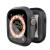 Elkson Compatible Apple Watch Ultra Bumper Case & Screen Protector Kit 49mm Quattro Max Series Rugged, Military-Grade Durable Flexible Shockproof Protective Cover with Tempered Glass for iWatch, Black Black 49mm