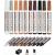 Furniture Markers Touch Up, Lifreer 21 Pcs Wood Filler Floor Scratch Repair Kits, Wood Markers and Wax Sticks with Sharpener Kit for Funiture Repair,Floor Scratch