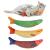 Aibuddy Catnip Toy 3PCS Cat Chew Toys Bite Resistant Catnip Toys with Bell Inside Plush Cartoon Kitten Teething Interactive Toy 1 Count (Pack of 3)
