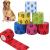 Veraing self -adhesive bandage for pets elastic cohesive adhesive bandage cohesive fixing bandages for dog horse pet wrap adhesive association for wrist ankles (6 rolls)