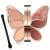 Erinde Butterfly Eyeshadow Palette 6 Colors Eyeshadow Palette Palette Eyeshadow Powder Long Lasting Waterproof Portable Butterfly Makeup Palette Set Women's Day Present for Mother Wife Sister SET A