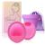 Menstrual disc BIBRAD with anti -spill zone - 2 menstrual disc S+L sterilizer storage bag manual - periodic disc alternative to period undulating and menstrual cup