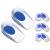 Gel Heel Cups Plantar Fasciitis Inserts - Silicone Heel Cup Pads for Bone Spurs Pain Relief Protectors of Your Sore or Bruised Feet Best Insole Gels Treatment by Armstrong Amerika (Large) Large (Pack of 6)