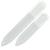 Mont Bleu Set of 2 Czech Glass Nail Files - Genuine Czech Tempered Glass - Handmade - Double Sided - Etched - Crystal Nail Files for natural nails