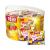 GEIMM2 Lach rubber Minis Runddose - 1 x 735g (70 mini packs) - fruit gum with fruit juice and vitamins Mixed fruits 1 x 735g (can)