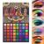 UCANBE EXOTIC FLAVORS Neon Eyeshadow Makeup Palette - 48 Colorful High Pigmented - Rainbow Matte Shimmer Glitter Eye Shadow Make Up Pallet Gift Set Colorful Eyeshadow