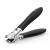 FERYES Nail Clippers for Thick Nails with Catcher Soft Grip Rubber Handle Fingernail Clippers for Effortless Nail Care Precision & Powerful Thick Nail Cutter for Senior Men and Women Black