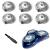 HQ8 Replacement Heads for Philips Norelco Aquatec Replacement Heads HQ8 Heads for Philips Electric Razor Aquatec Shaver Hq8505 PT720 PT730 AT880 At830 AT810 AT815 OEM Upgraded HQ8 Blades 6Pack & Brush hq8-6p