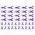 40 Purple Ribbon Temporary Tattoos: Pancreatic Cancer Awareness Tattoo