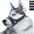 ILEPARK Nylon Muzzle to Stop Dogs from Biting Barking and Chewing Adjustable Loop (L Black) L Black