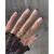 Sethexy Short Square False Nails French Press on Nails 24Pcs Acrylic Nails to Stick on for Women and Girls Olive Green