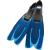 Cressi Adult Snorkeling Fins with Self-Adjustable Comfortable Full Foot Pocket | Perfect for Traveling | Agua: made in Italy EU 43/44 | US Man 10/11 | US Lady 11/12 Blue