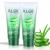 ASYBO 200 ML Aloe Vera Gel 99% Organic Pure Aloe Vera Hydrating Face & Body Moisturizer Natural Aloe Cream for Dry Skin Sunburn Acne Soothing & Moisturizing (2 Pack)