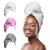 Microfiber Hair Towel - Premium Anti Frizz Hair Drying Wrap for Women & Men - Large and Lightweight One Size Fits All - White