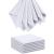 Eyeglass Cleaning Cloth Glasses Cleaner - White - 5x6 - 12 Pack