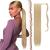FESHFEN Straight Long Wrap Around Ponytail Extensions 28 Synthetic Hair Piece Clip in Ponytail Hair Extensions Hairpiece for Women Girls 28 Inch (Pack of 1) 16/613# Ash Blonde