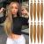 Leeven 8 Packs Blonde Pre Stretched Braiding Hair 26 Inch Yaki Braiding Hair Extensions for Box Braids Hot Water Setting Pre Stretched Braiding Hair Extensions Blonde EZ Braids /26 Inch 27# 26 Inch (Pack of 8) 27#