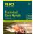 RIO Technical Euro Nymph Leader with Tippet Ring Pink/Chartreuse 14ft - 2X/4X