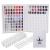 Noverlife Professional 216 Nail Colors Chart  White Nail Gel Polish Display Card Book  Nail Art Salon Nail Design Display Booklet  Nail Color Swatches Nail Practice Card Design Board 216 Colors Nail Display Chart - White