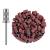MelodySusie 100pcs Sanding Sleeves Sanding Bands Sanding Caps 180" Nail Drill Attachment for Nail Design Nail Art