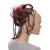 CAISHA XXL hair part hair tie daisy dutt updos with braided braids wavy synthetic fiber heat -resistant DM17cm red dark brown mix g28d red dark brown mix #2H113A G28D