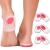 Gel Heel Cups Plantar Fasciitis Inserts - Silicone Heel Cup Pads for Bone Spurs Pain Relief Protectors of Your Sore or Bruised Feet Best Insole Gels Treatment by Armstrong Amerika (Small) Small/Medium (Pack of 6)