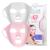 Lindo Silimask - Reusable Anti-Wrinkle Silicone Face Mask Holder for Sheet Masks Moisturizing Facial Mask Cover Prevent Evaporation Beauty Face Tool Travel Pouch Included 2 Pack