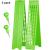4 Lines 28 Cells Braille Slate and Stylus Braille Writing Slate Plastic Braille Slate Kit, Green