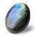 XIANNVXI 2.4" Large Moonstone Crystal Natural Labradorite Crystal Healing Gemstone 0.7" Thick Polished Moonstone Stone Meditation Accessories 1 Pc F - Labradorite
