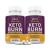 (2 Pack) Keto Advantage Keto Burn Pills Includes Apple Cider Vinegar goBHB Exogenous Ketones Advanced Ketogenic Supplement Ketosis Support for Men Women 120 Capsules