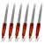Metal Nail File 6 Pack Double-Ended Sword Nail Files Double Sided Sapphire Grit Nail File Stainless Steel Fingernail Files with Handle Multifunction Finger Nail Filers Nail Tools for Natural Nails