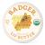Badger - Unscented Lip Butter  Moisturizing Organic Coconut Oil  Beeswax  Sunflower & Olive Oil