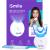 iSmile Teeth Whitening Kit - LED Light 35% Carbamide Peroxide (3) 3ml Gel Syringes (1) Remineralization Gel and Tray.