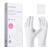 COOLJOB White Cotton Gloves for Women and Men 6 Pairs Eczema Gloves with a Free Wash Bag 100% Cotton Moisturising Protective Gloves for Dry Hands Jewelry Inspection (6 Pairs Size M-L)