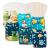 babygoal Reusable Cloth Diapers for Baby Boys, One Size Adjustable Washable Pocket Nappy Covers 6 Pack+ 6pcs Microfiber Inserts+4pcs Bamboo Inserts 6FB15 Chick,deer,dinasaur