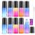 10 pieces 5 ml of etheric oil roll on bottles-Jamhoodirect refillable rainbow glass roll bottles with stainless steel roller balls and black caps and bottle openers perfect for aromatherapy