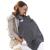 Juicy Bumbles Breastfeeding Cover with Pockets - Soft and Breathable Nursing Cover Breastfeeding - Breast Feeding Coverall (Black)