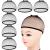 Wig CapsMORGLES 6pcs Mesh Net Wig Caps Weaving Hair Net for Wig Close End Fishnet Wig Cap(Black)