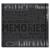 MCS MBI 13.5x12.5 Inch Embossed Gloss Expressions Scrapbook Album with 12x12 Inch Pages  Black  Embossed Memories (848121)