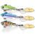 TRUSCEND Fishing Spoon with Triple Strengthened Hook, Copper Blade,High Grade Biological Rooster Tail Fishing Spinners,Fishing Lures for Bass Trout Crappie,Minnow Fishing Jigs for Freshwater Saltwater A-2.6"-0.5oz