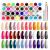 36 colors UV nail polish set Comozon nail gel color gel with 2 nail brush for gel nails gel art color gel set gel nails colors nail gel for nail art nail design 1